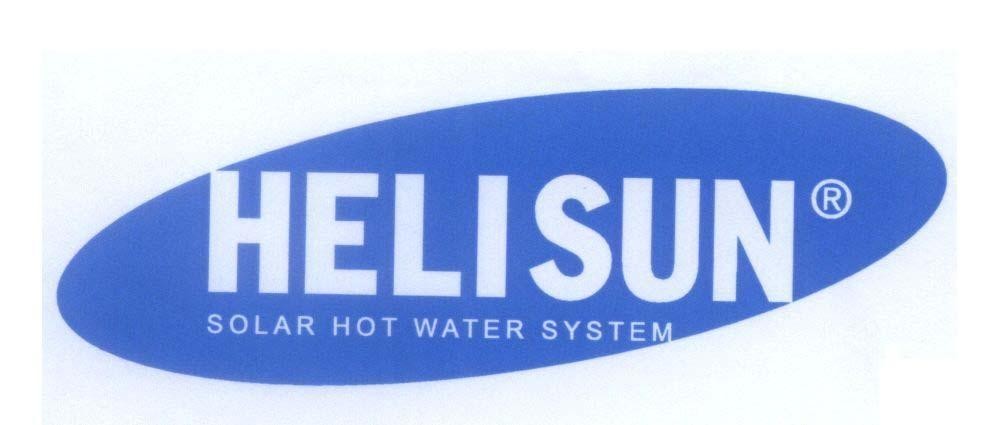 Mẫu nhãn hiệu HELISUN SOLAR HOT WATER SYSTEM