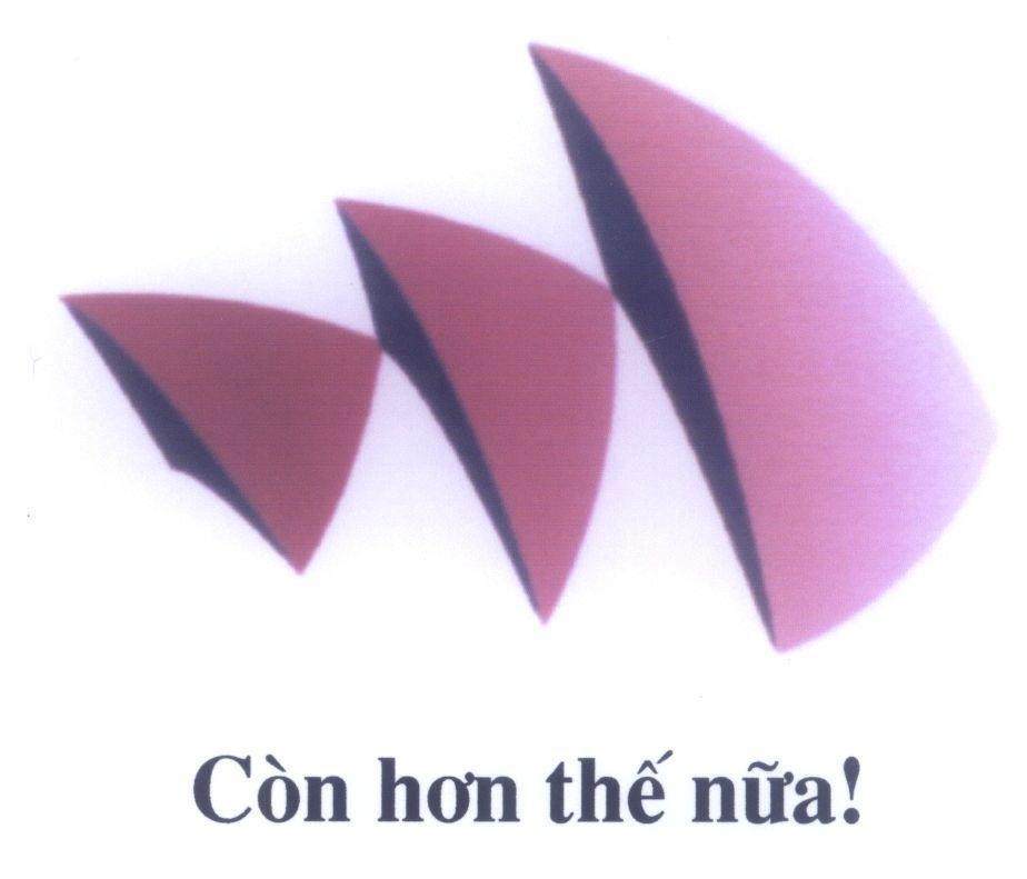 Mẫu nhãn hiệu Còn hơn thế nữa!