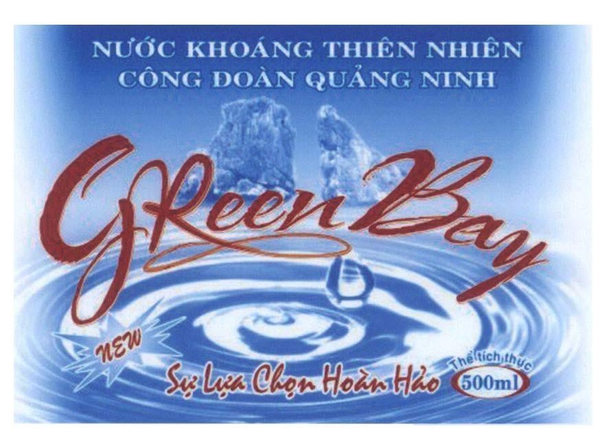 Mẫu nhãn hiệu Green Bay New Sự Lựa Chọn Hoàn Hảo Nước khoáng thiên nhiên Công Đoàn Quảng Ninh