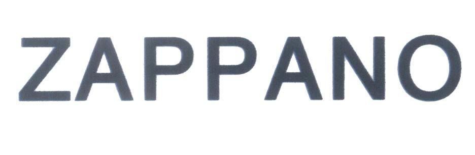 Mẫu nhãn hiệu ZAPPANO