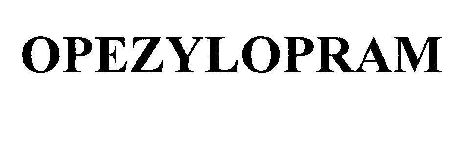 Mẫu nhãn hiệu OPEZYLOPRAM