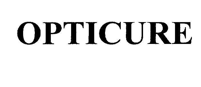 Mẫu nhãn hiệu OPTICURE