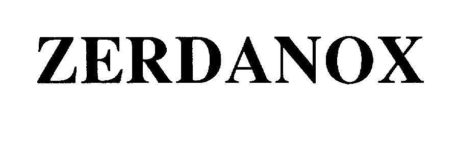 Mẫu nhãn hiệu ZERDANOX