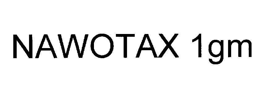 Mẫu nhãn hiệu NAWOTAX 1gm