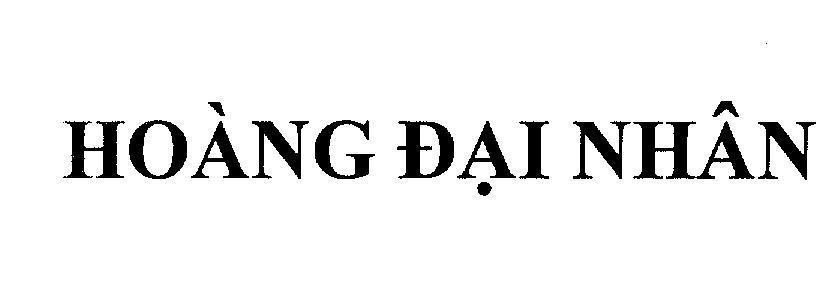 Mẫu nhãn hiệu Hoàng Đại Nhân