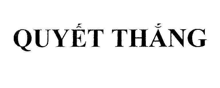 Mẫu nhãn hiệu Quyết Thắng