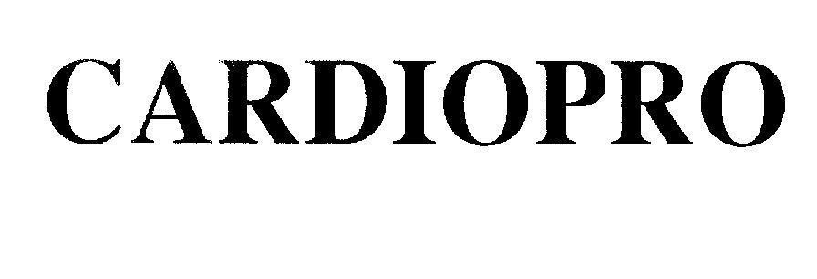 Mẫu nhãn hiệu CARDIOPRO