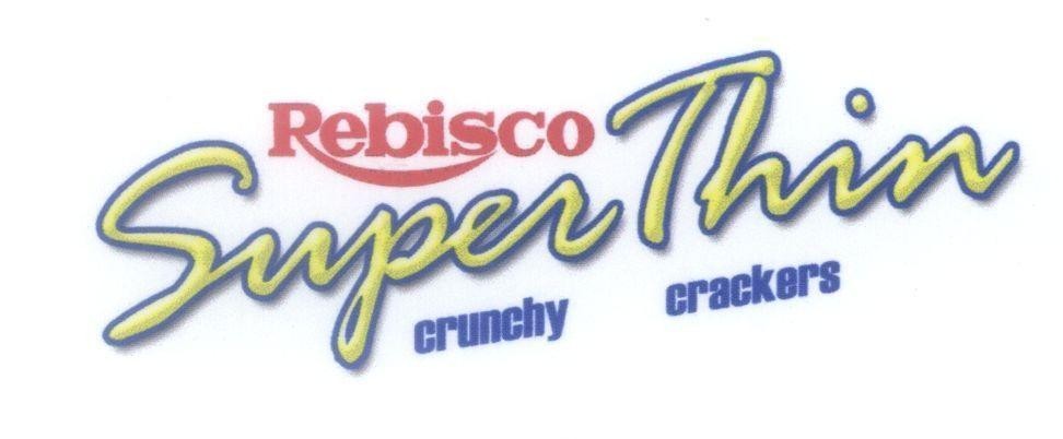 Mẫu nhãn hiệu Rebisco Super Thin crunchy crackers