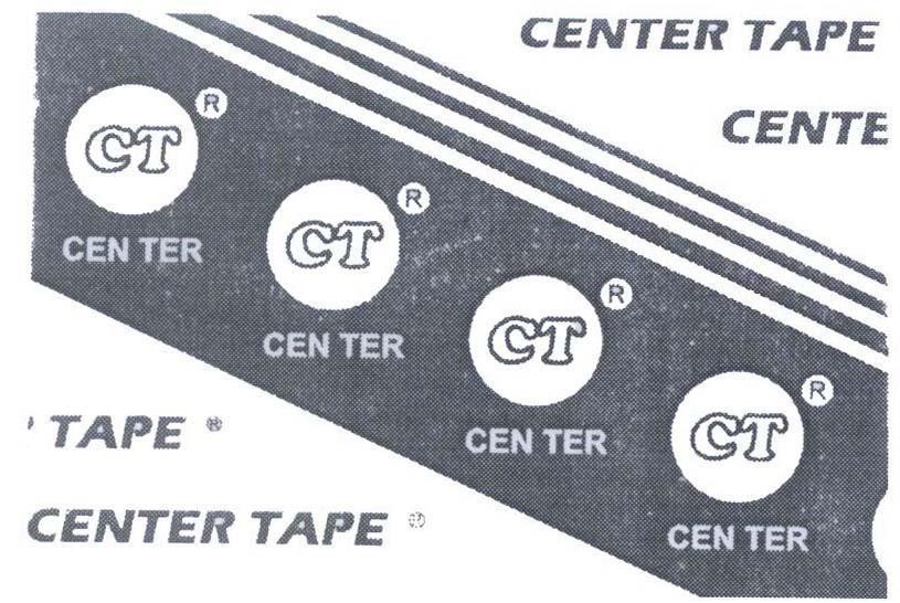 Mẫu nhãn hiệu CT CENTER TAPE