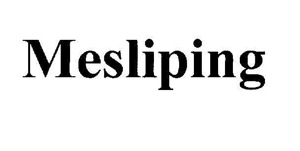 Mẫu nhãn hiệu Mesliping
