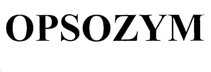 Mẫu nhãn hiệu OPSOZYM