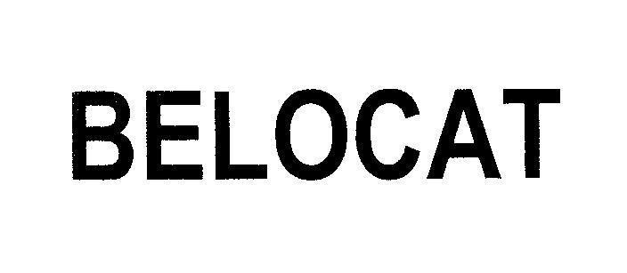 Mẫu nhãn hiệu BELOCAT