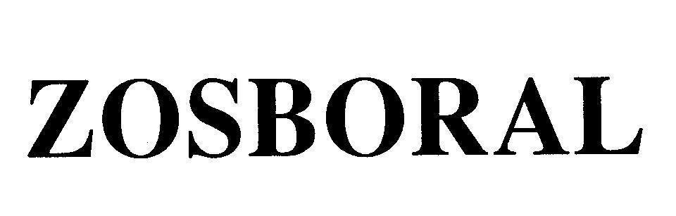 Mẫu nhãn hiệu ZOSBORAL