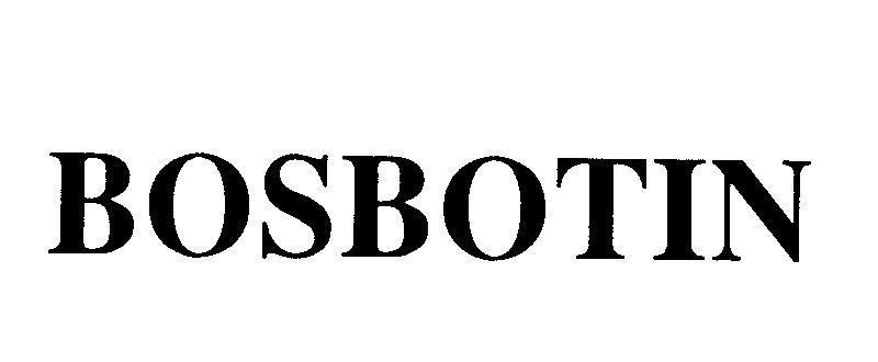Mẫu nhãn hiệu BOSBOTIN
