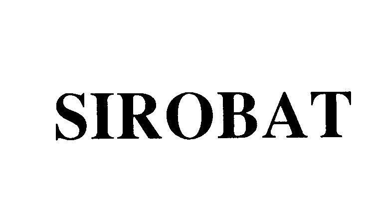 Mẫu nhãn hiệu SIROBAT