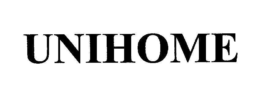 Mẫu nhãn hiệu UNIHOME