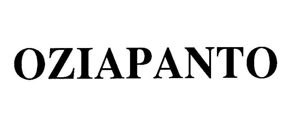 Mẫu nhãn hiệu OZIAPANTO