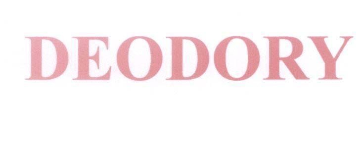Mẫu nhãn hiệu DEODORY
