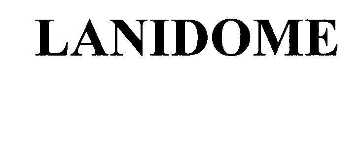 Mẫu nhãn hiệu LANIDOME
