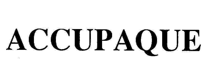 Mẫu nhãn hiệu ACCUPAQUE