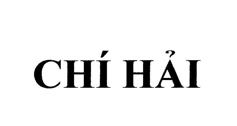 Mẫu nhãn hiệu Chí Hải