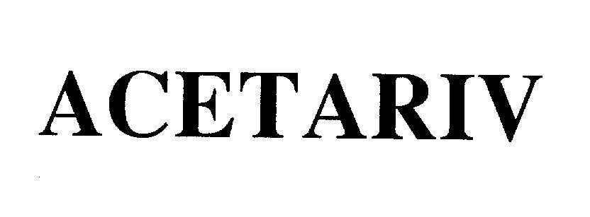 Mẫu nhãn hiệu ACETARIV