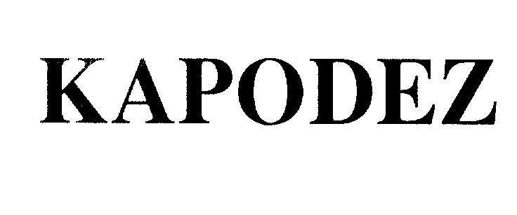 Mẫu nhãn hiệu KAPODEZ