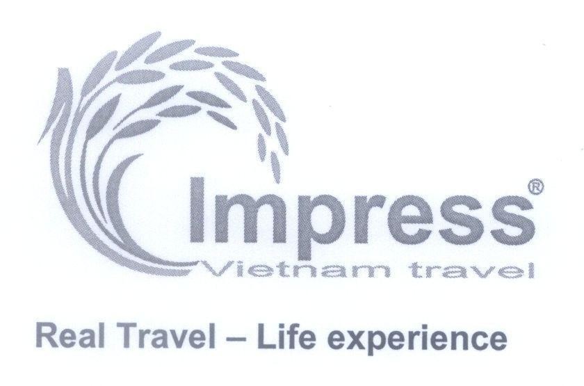Mẫu nhãn hiệu Impress Vietnam travel Real Travel - Life experience