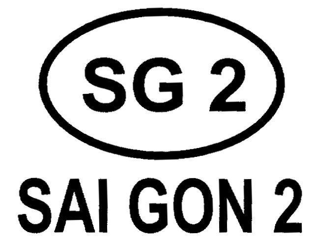 Mẫu nhãn hiệu SG 2 SAI GON 2