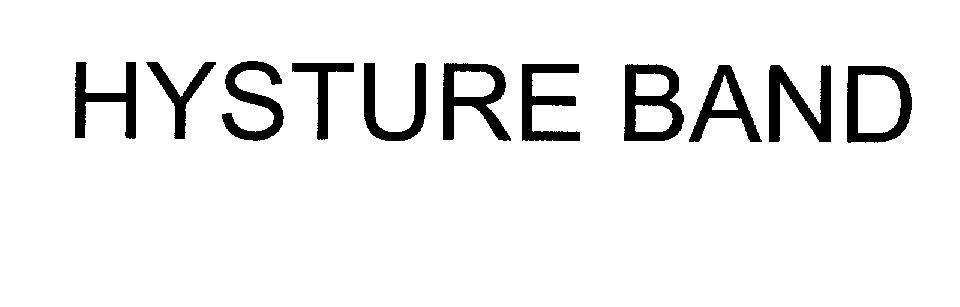 Mẫu nhãn hiệu HYSTURE BAND