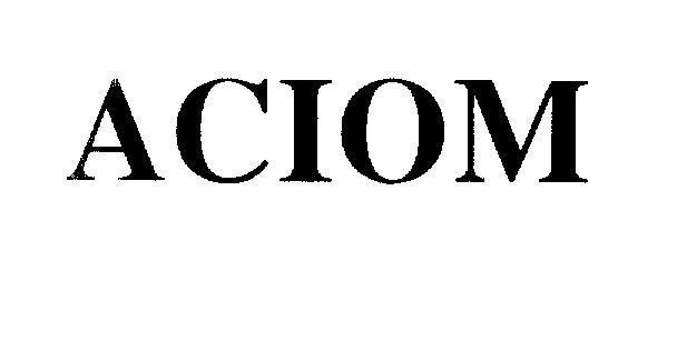 Mẫu nhãn hiệu ACIOM