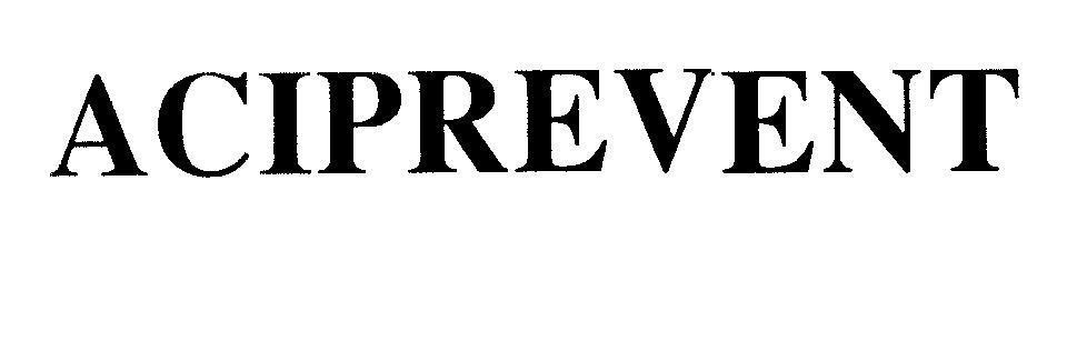 Mẫu nhãn hiệu ACIPREVENT
