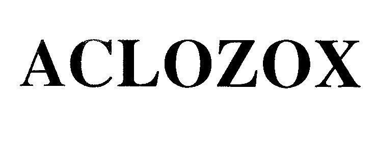 Mẫu nhãn hiệu ACLOZOX
