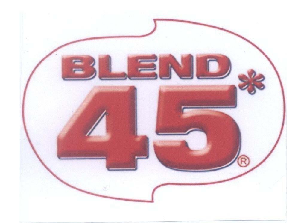 Mẫu nhãn hiệu BLEND 45