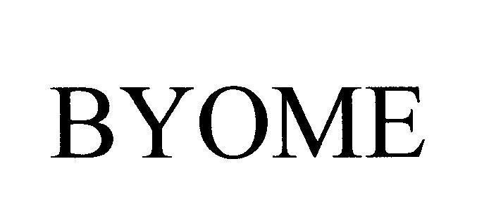 Mẫu nhãn hiệu BYOME