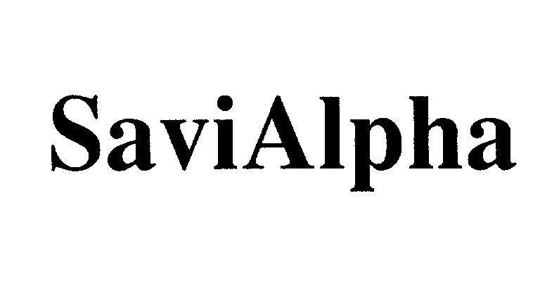 Mẫu nhãn hiệu SaviAlpha