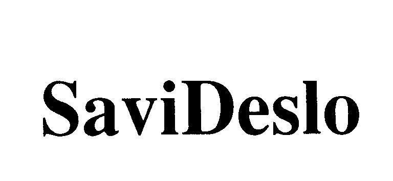 Mẫu nhãn hiệu SaviDeslo