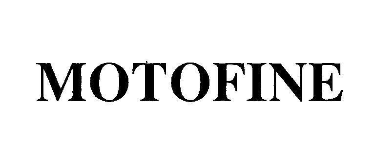 Mẫu nhãn hiệu MOTOFINE
