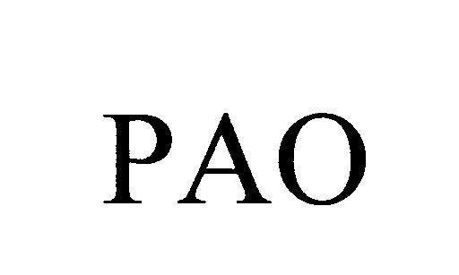 Mẫu nhãn hiệu PAO
