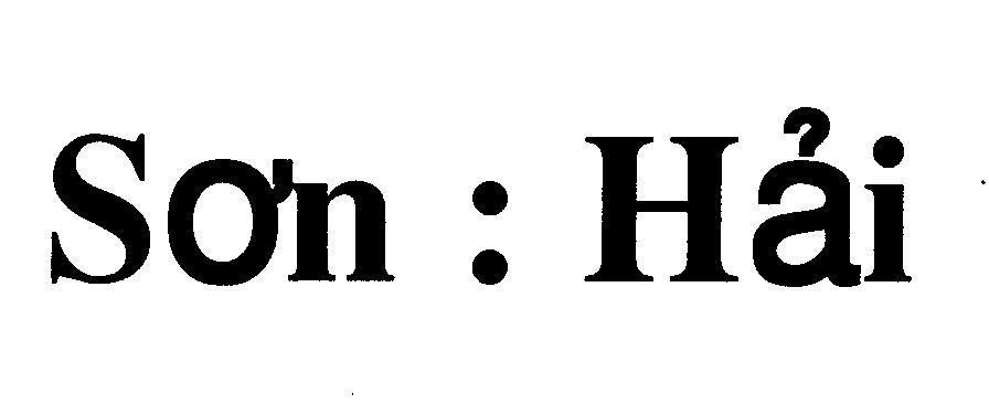 Mẫu nhãn hiệu Sơn : Hải