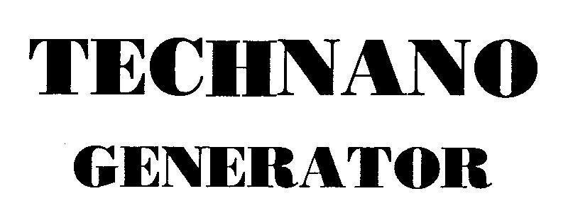 Mẫu nhãn hiệu TECHNANO GENERATOR