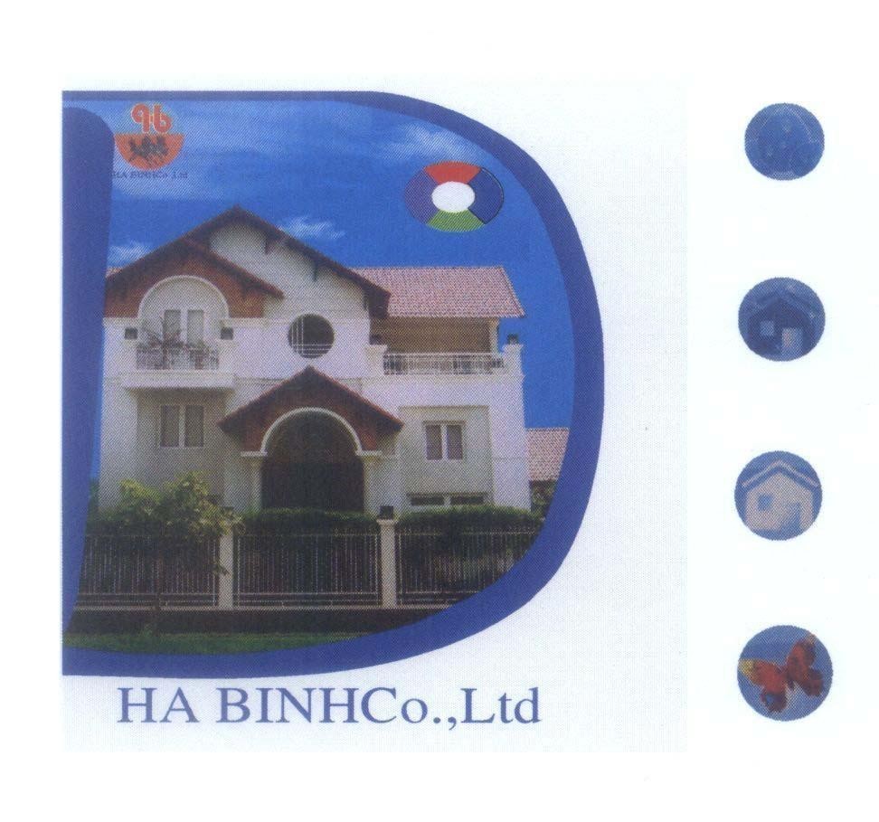 Mẫu nhãn hiệu Ha Binh Co.,Ltd H b D