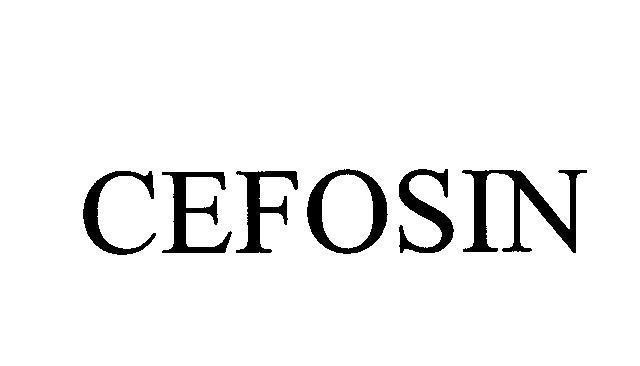 Mẫu nhãn hiệu CEFOSIN