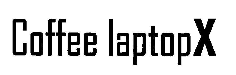 Mẫu nhãn hiệu Coffee laptopX