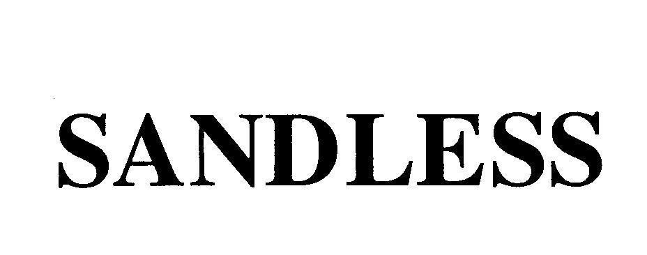 Mẫu nhãn hiệu SANDLESS
