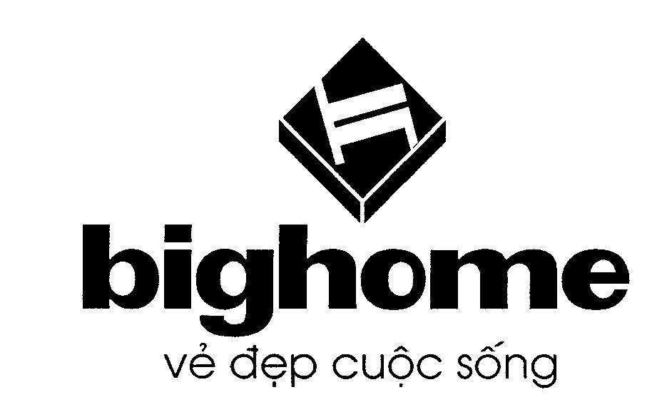 Mẫu nhãn hiệu h bighome vẻ đẹp cuộc sống