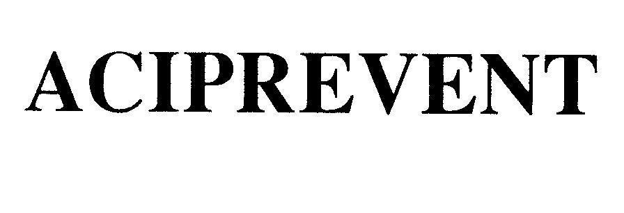 Mẫu nhãn hiệu ACIPREVENT