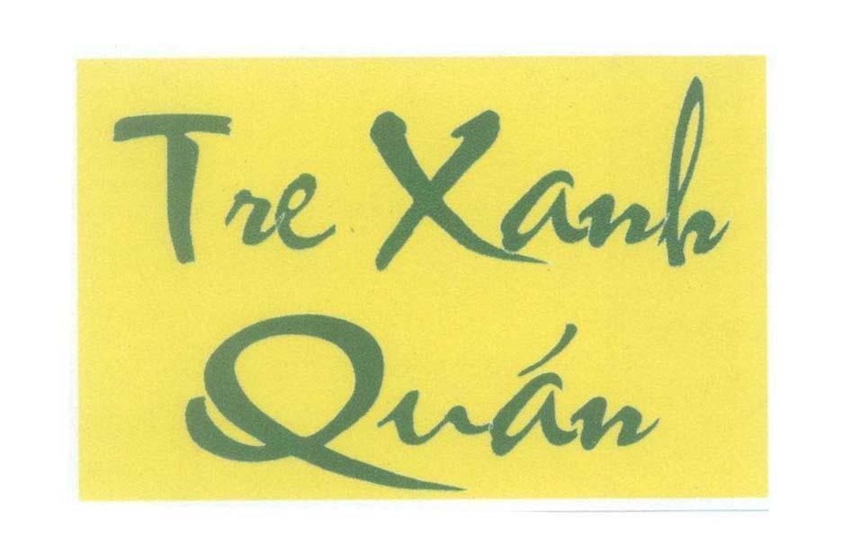 Mẫu nhãn hiệu Tre Xanh Quán