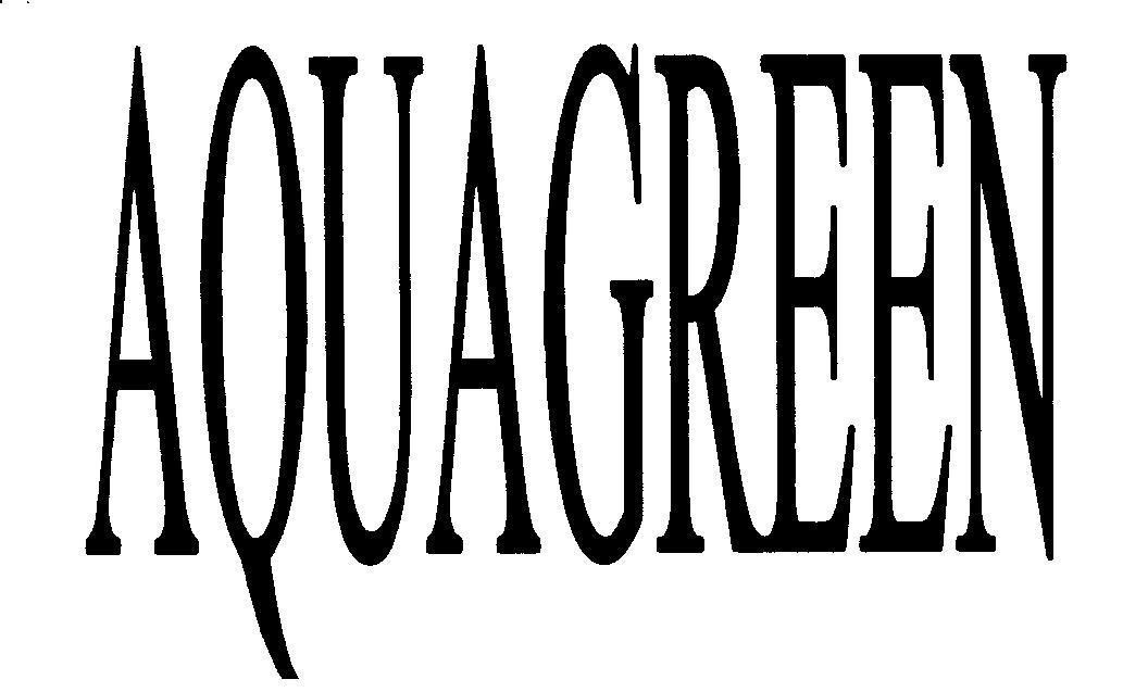 Mẫu nhãn hiệu AQUAGREEN