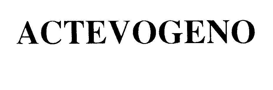 Mẫu nhãn hiệu ACTEVOGENO